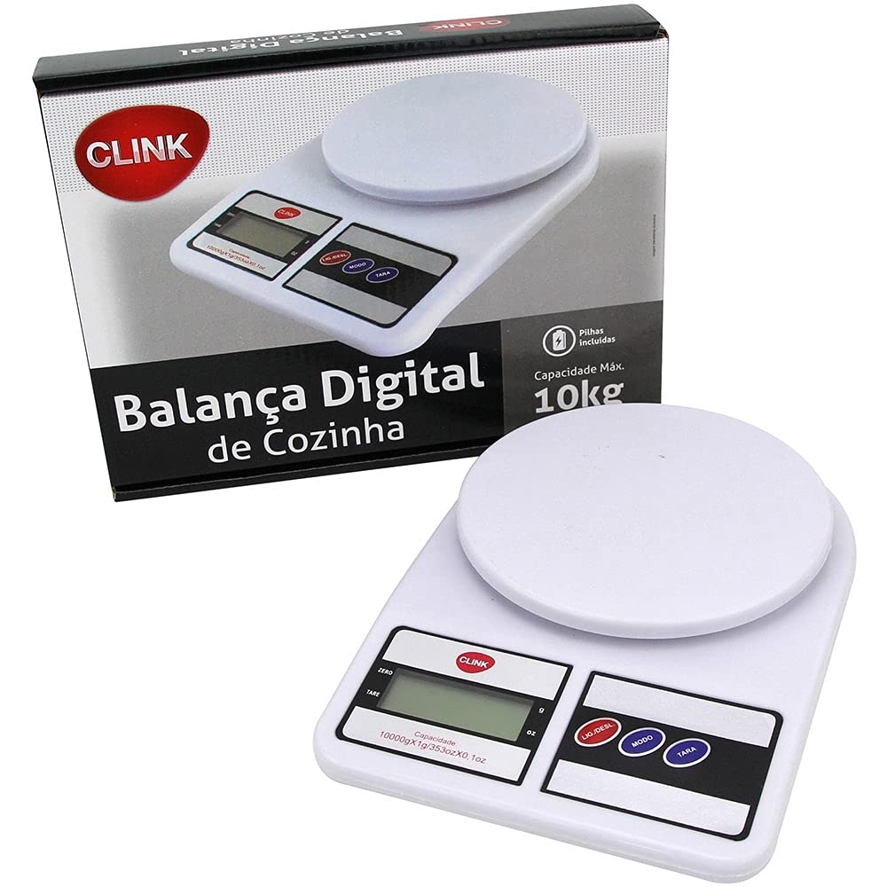 BALANCA DIGITAL COZINHA 1g a 10kg FITNESS ALTA PRECISAO CASA COMIDA - Imagem 2